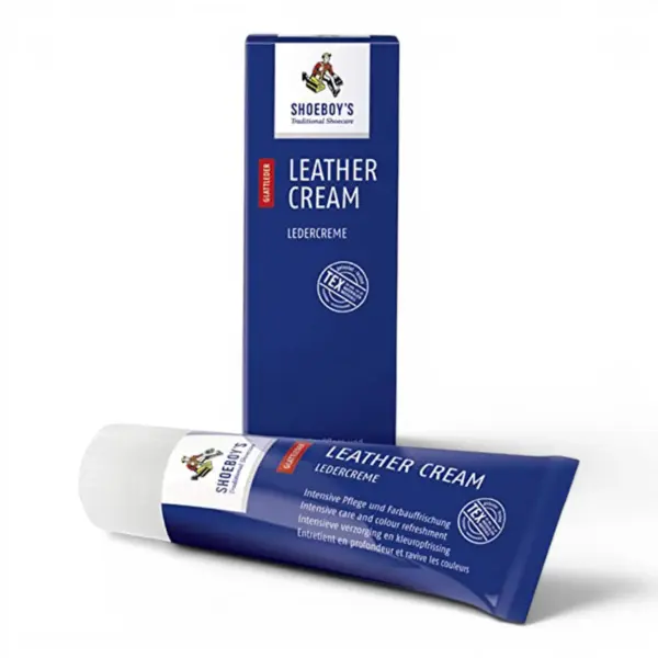 Shoeboy's Leather Cream Krema za Glatku Kožu – Crna