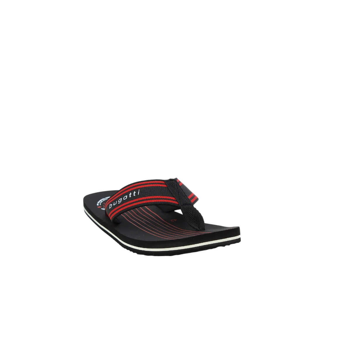 AF080-5900-1000 Bugatti muška japanka Flato black