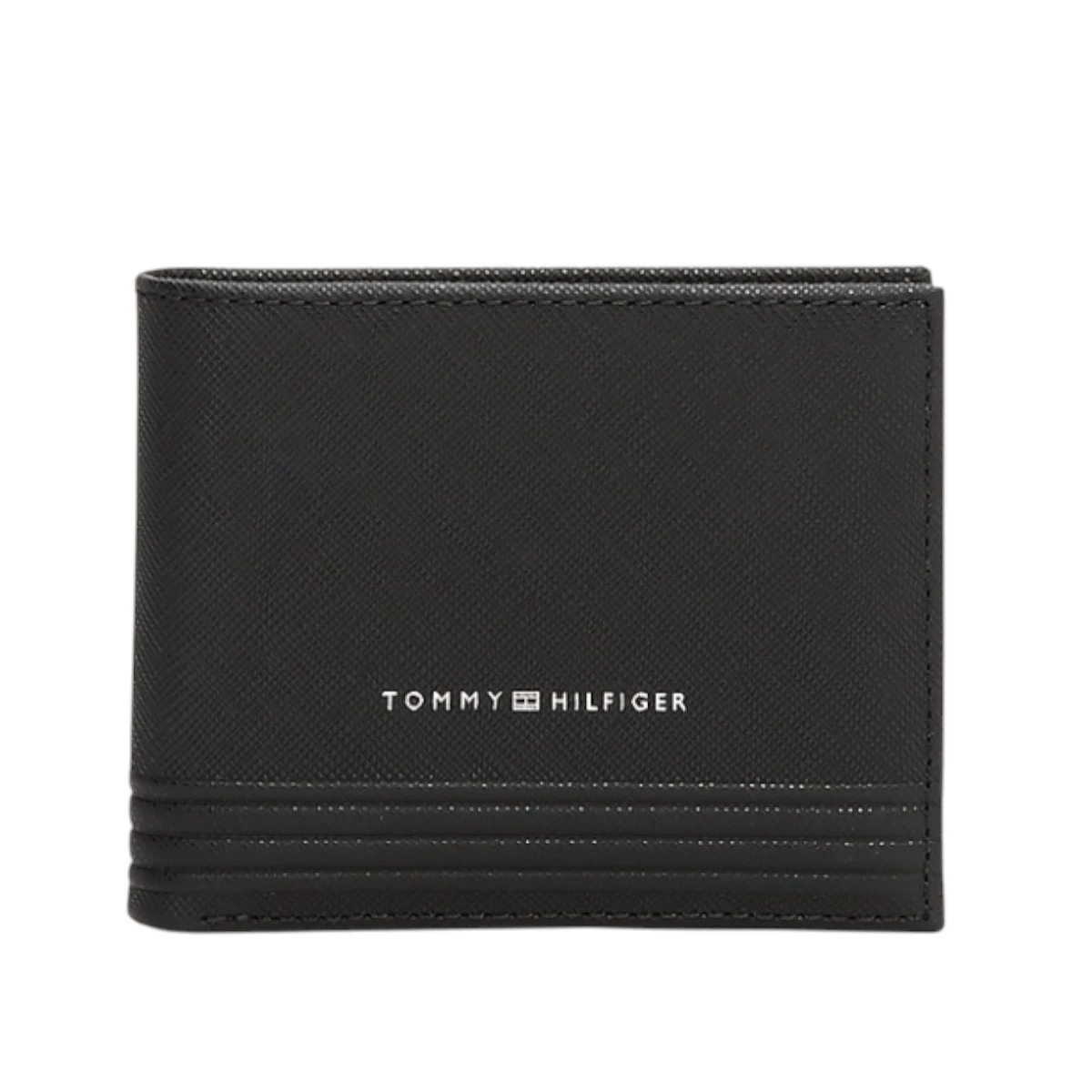 AM0AM13258-BDS TOMMY HILFIGER TH BUSINESS MINI CC WALLET MUSKI KOZNI NOVCANIK CRNI