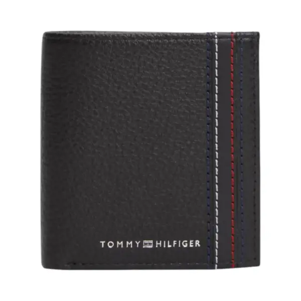 Tommy Hilfiger muški kožni novčanik TH Central Trifold AM0AM14230-BDS Crna