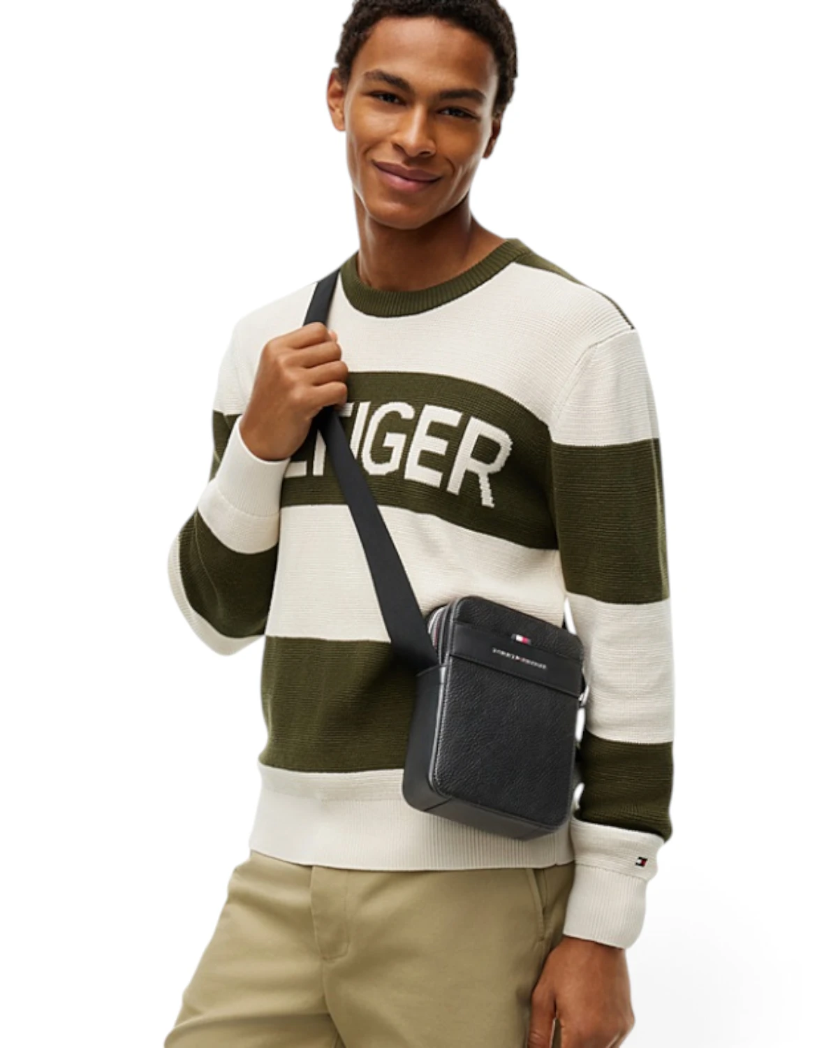 AM0AM14698-BDS-OS Tommy Hilfiger TH CENTRAL MINI REPORTER Black