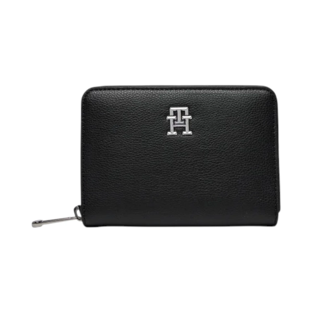 AW0AW16091-BDS-OS TOMMY HILFIGER TH ESSENTIAL SC MED ZA ZENSKI KOZNI NOVCANIK CRNI SREDNJI SA ZIPOM