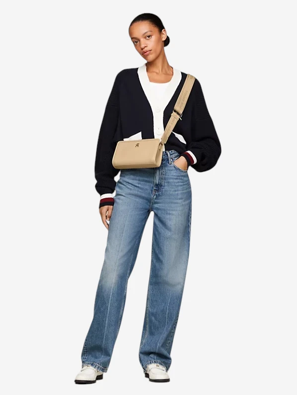 AW0AW16163-ACR-OS TOMMY HILFIGER TH MONOTYPE CROSSOVER ZENSKA TORBICA BEZ KREM PREKO RAMENA
