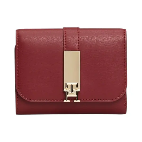 Tommy Hilfiger ženski novčanik Heritage Med Flap AW0AW16579-XJS-Crvena