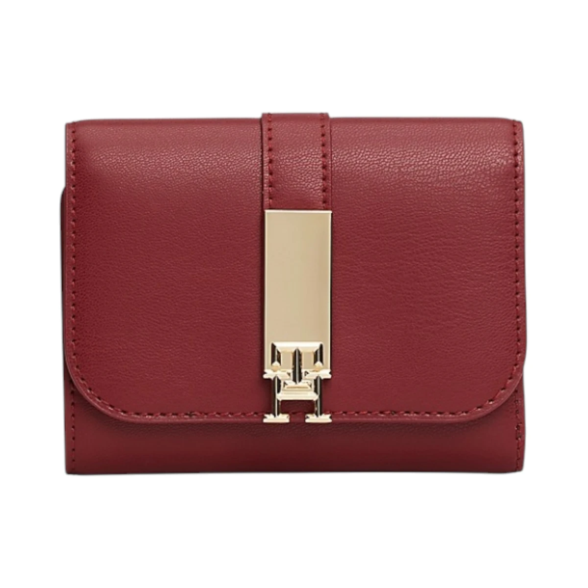 AW0AW16579-XJS-OS TOMMY HILFIGER TH HERITAGE MED FLAP ZENSKI NOVCANIK CRVENI NA PREKLOP ROUGE