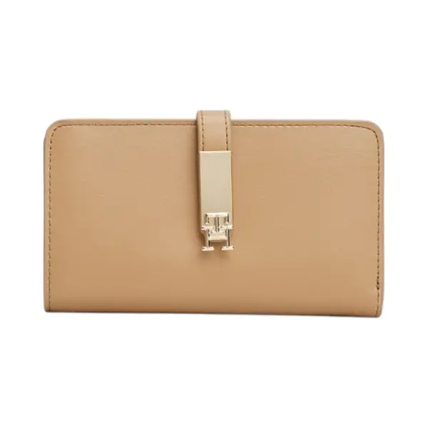 Tommy Hilfiger ženski novčanik Heritage Med Wallet AW0AW17262-RBC-Krem bež