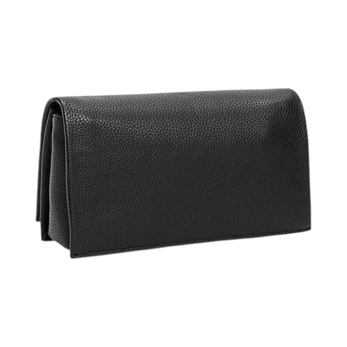 AW0AW17403-BDS TOMMY HILFIGER TH HER FLAP W CHAIN ZENSKA TORBICA CRNA S PREKLOPOM I ZLATNIM LANCEM