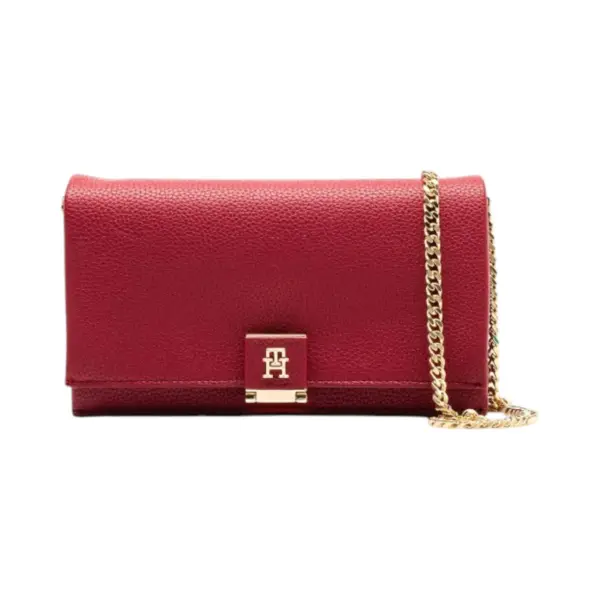 Tommy Hilfiger ženska torbica TH Her Flap W Chain AW0AW17403-XJS-Crvena