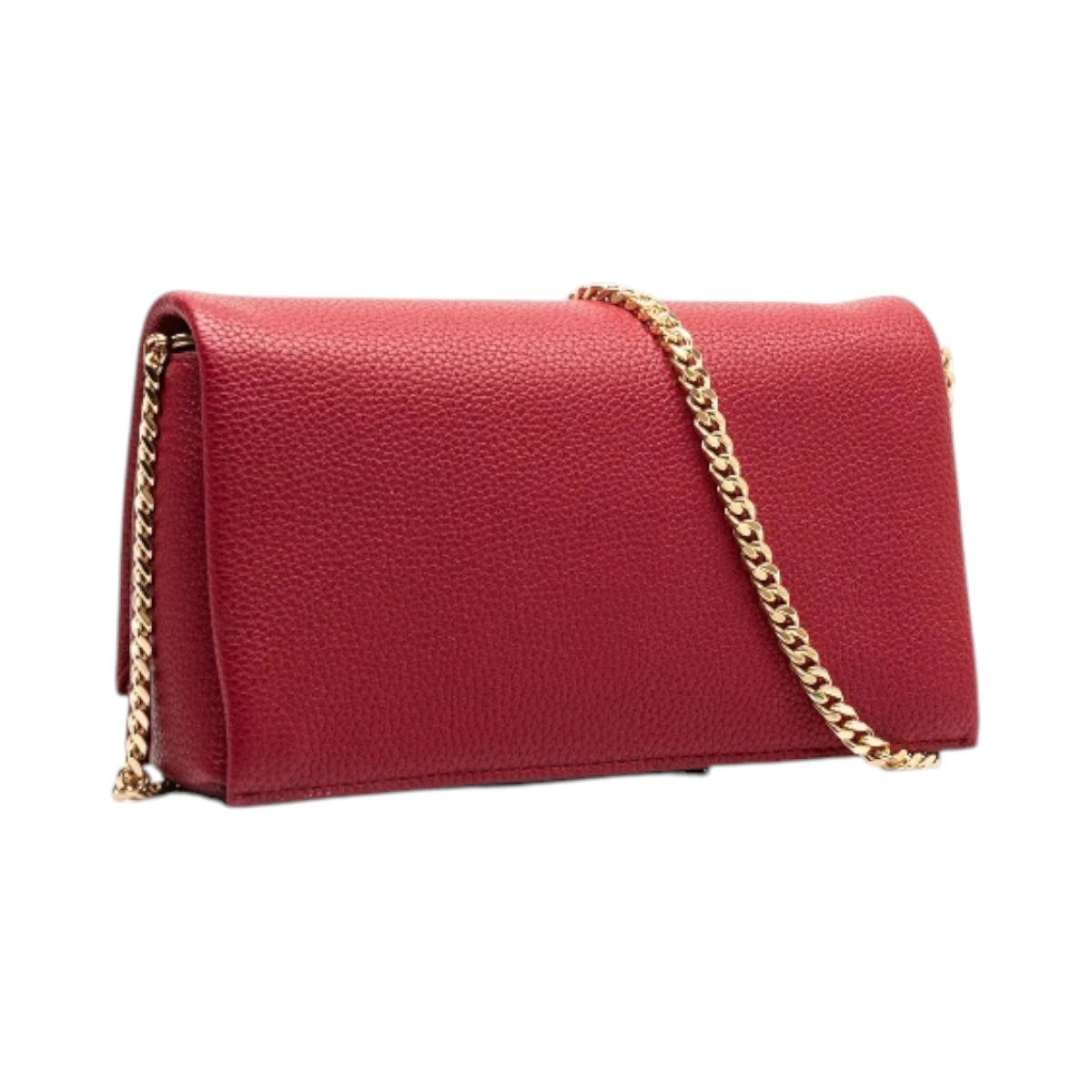 AW0AW17403-XJS TOMMY HILFIGER TH HER FLAP W CHAIN ZENSKA TORBICA CRVENA S PREKLOPOM I ZLATNIM LANCEM