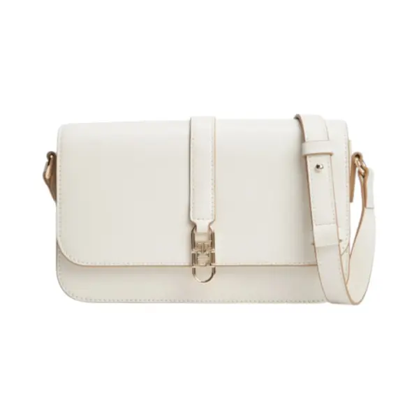 Tommy Hilfiger ženska torbica TH Libre Flap Crossover AW0AW17723-AEO-001-Krem (S