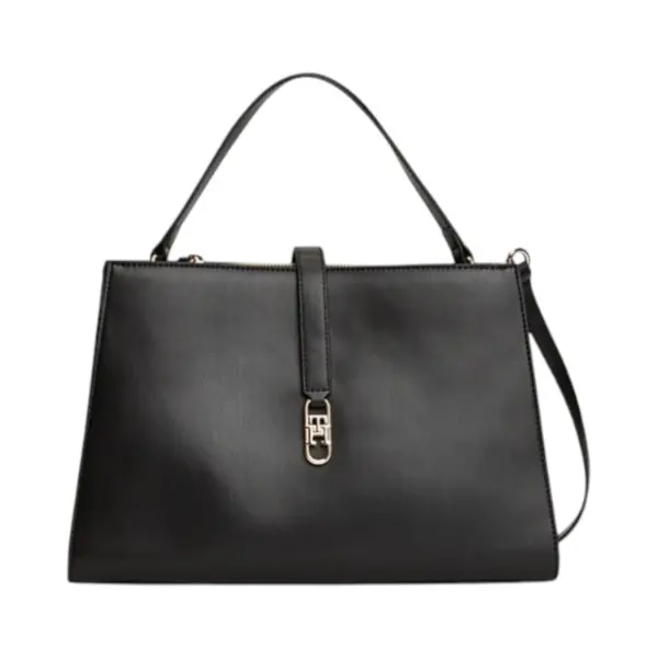 Tommy Hilfiger ženska torba TH Libre Med Satchel AW0AW17724-BDS-001-Crna