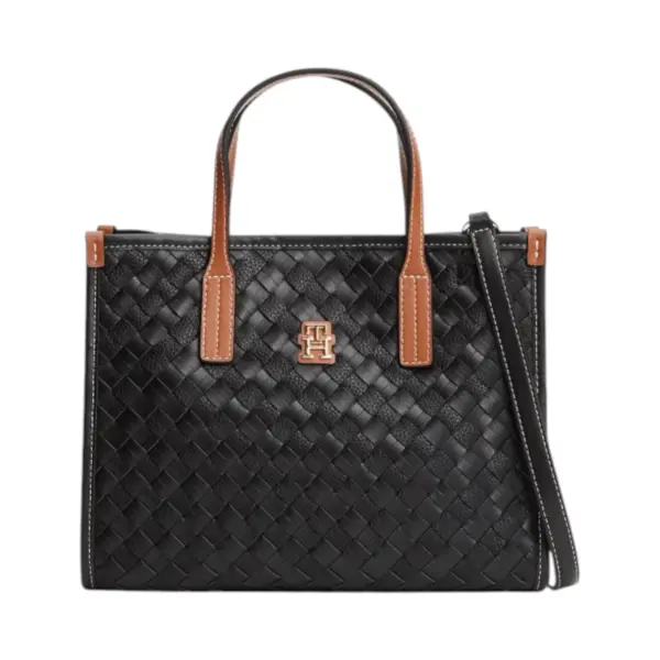 Tommy Hilfiger ženska torba City Mini Tote AW0AW18393-0GJ-Crni mix (Black Mix)