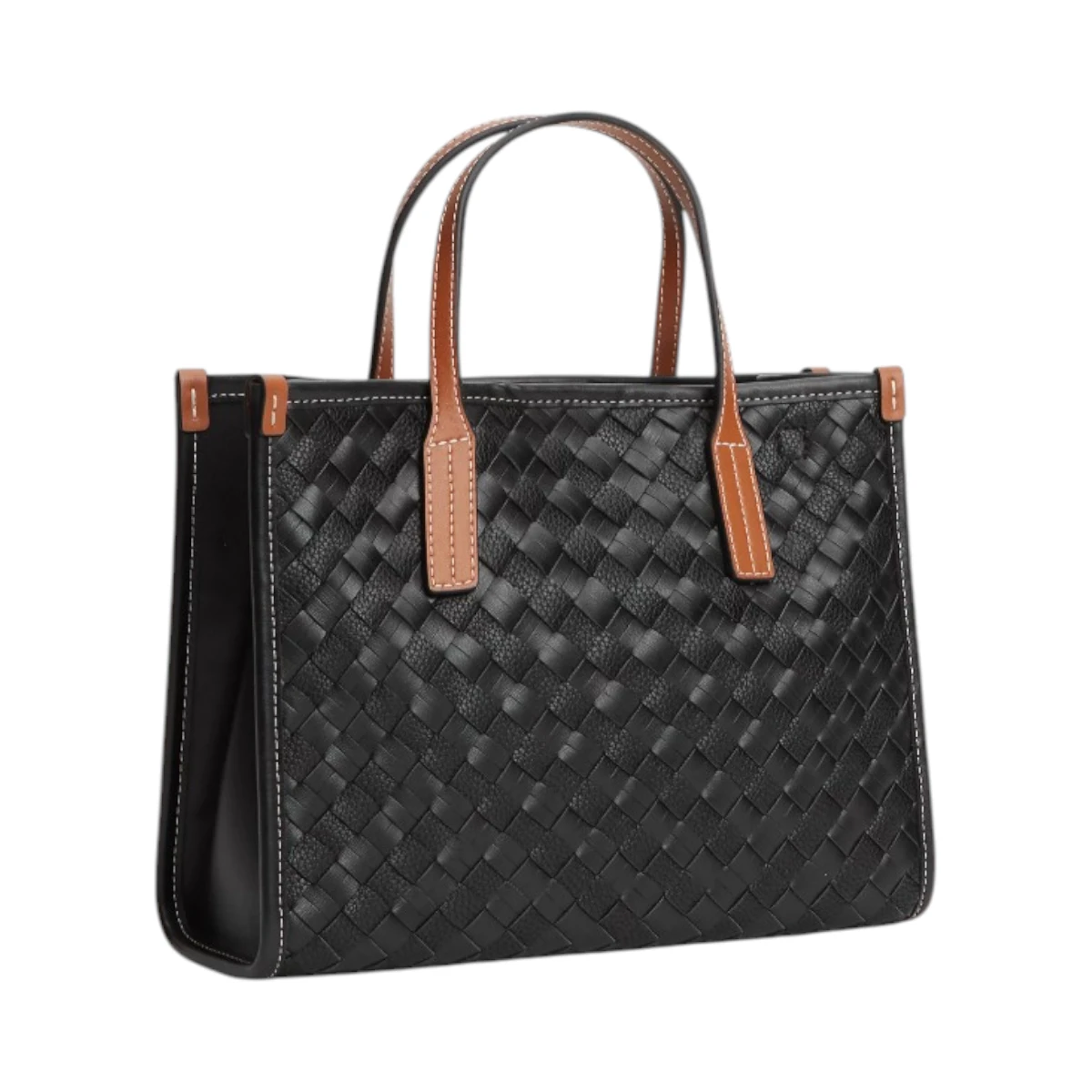 AW0AW18393-0GJ TOMMY HILFIGER CITY MINI TOTE ZENSKA TORBA CRNI MIX BLACK MIX DVODJELNE RUCKE REMEN GOLD LOGO