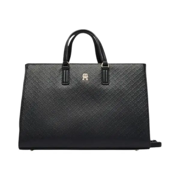 Tommy Hilfiger ženska torba Daily Satchel Mono AW0AW18418-BDS-Crna