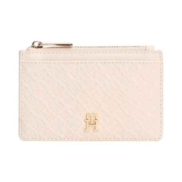Tommy Hilfiger ženski novčanik Icon Long CC Holder Mono AW0AW18477-AEO-Krem