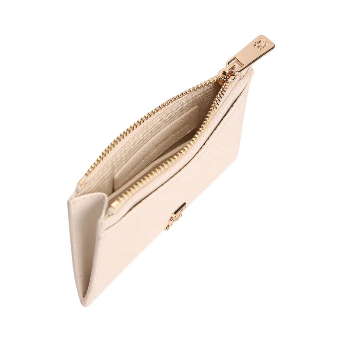 AW0AW18477-AEO TOMMY HILFIGER ICON LONG CC HOLDER MONO ZENSKI NOVCANIK KREM SOFT CREAM UTISNUTI MONOGRAMI GOLD LOGO