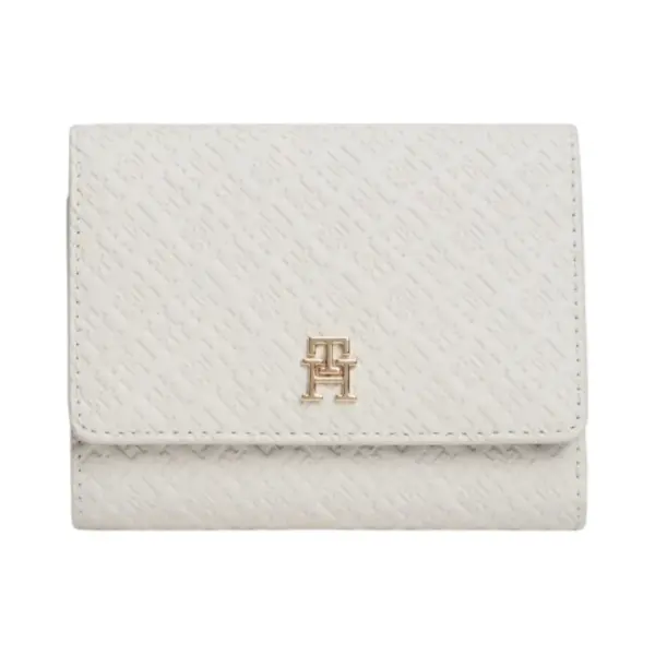 Tommy Hilfiger ženski novčanik Icon Trifold Mono AW0AW18484-AEO-Krem