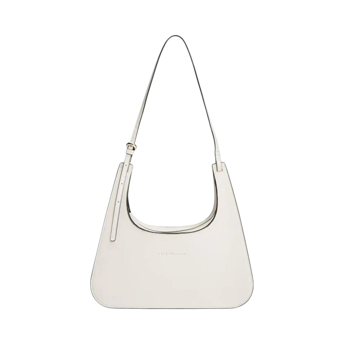 AW0AW18620-AEO TOMMY HILFIGER MODERN SHOULDER BAG ZENSKA TORBICA KREM SOFT CREAM PREKO RAMENA GOLD LOGO