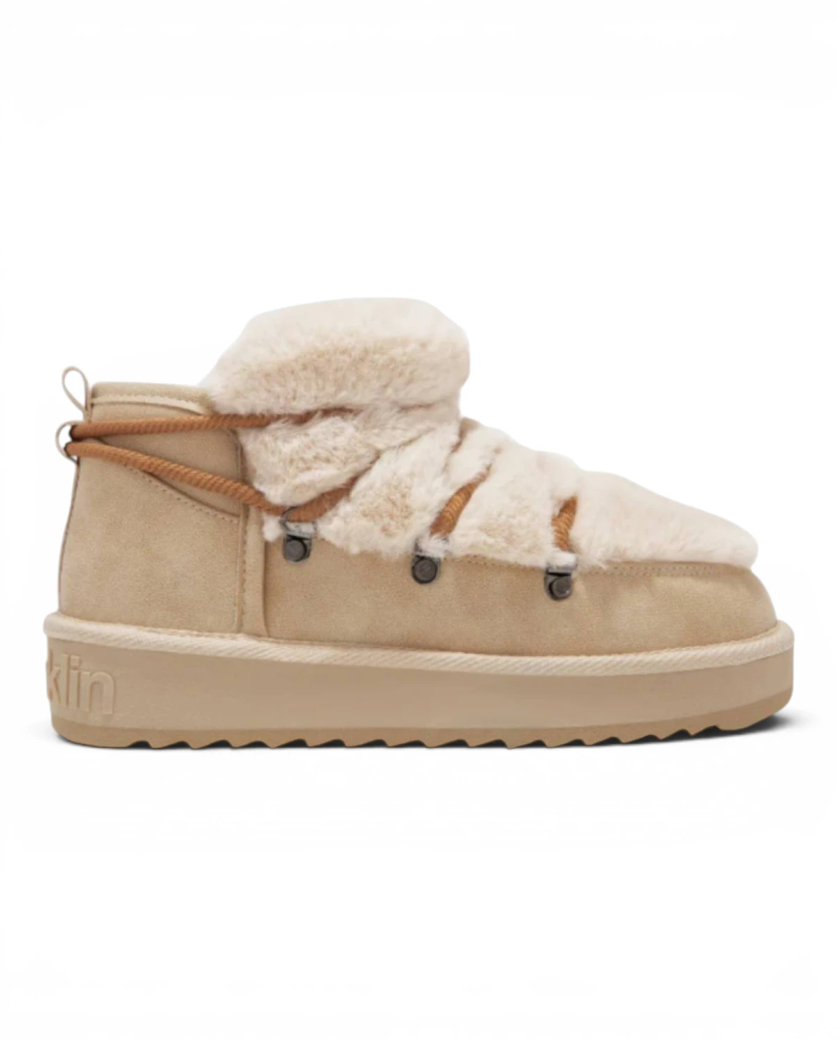 DFSH370011-BEIG-K Bež dječje gležnjače Nordic Trk Fur Low – D.Franklin