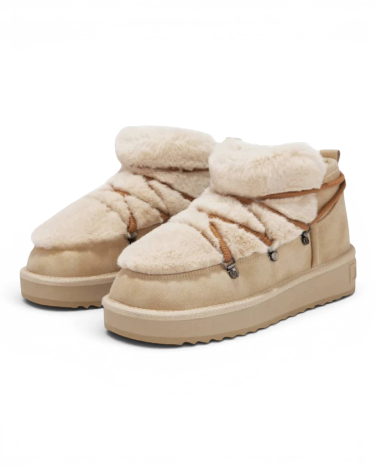 DFSH370011-BEIG-K Bež dječje gležnjače Nordic Trk Fur Low – D.Franklin
