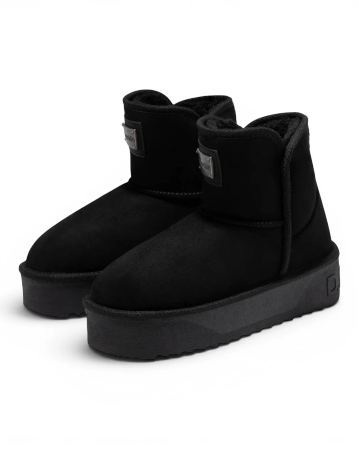 DFSH371004-BLAC Crne ženske gležnjače Nordic V.2 Basic Low – D.Franklin