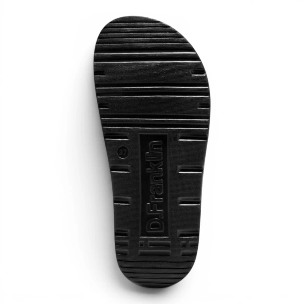 DFSH413004-BLAC Crne natikače Foam Black – D.Franklin