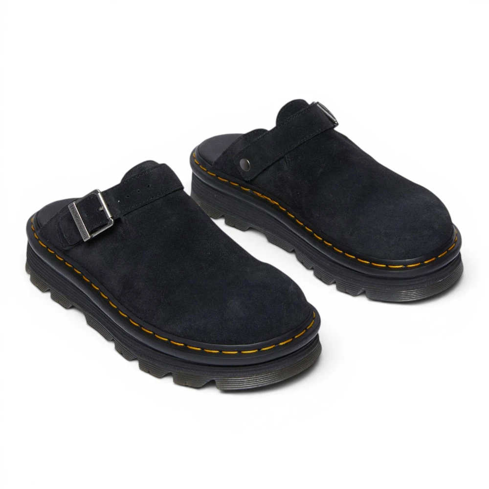 DM31657001 Crne natikače Zebzag Mule – Dr. Martens