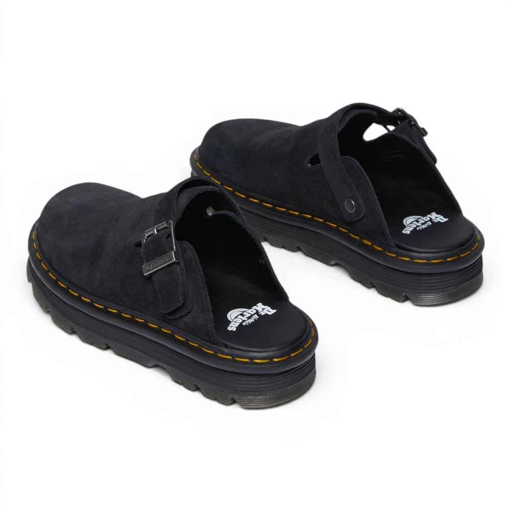 DM31657001 Crne natikače Zebzag Mule – Dr. Martens
