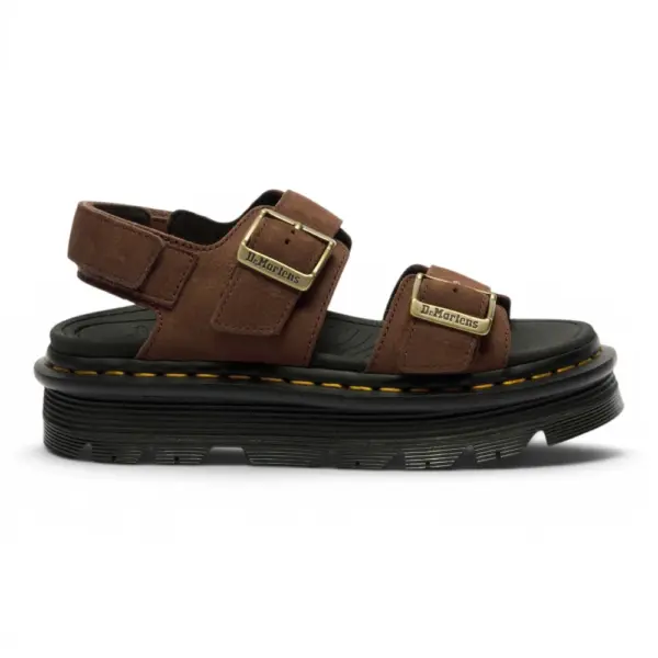 Smeđe sandale Zebzag Sandal Sepia Brown – Dr. Martens