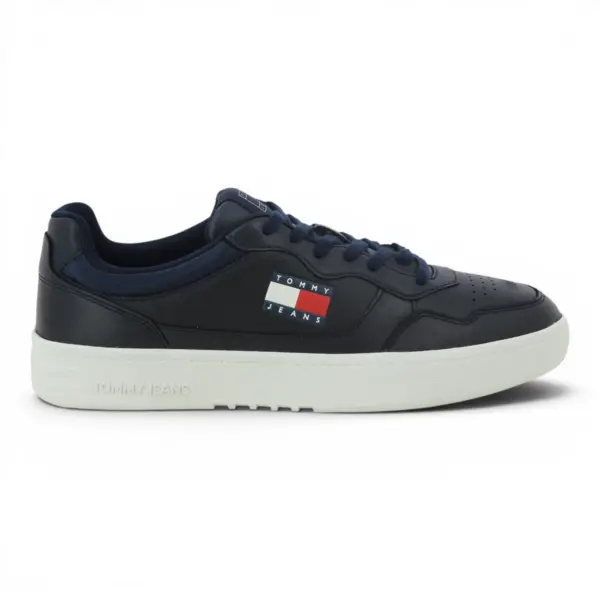 Plave kožne tenisice Tommy Jeans