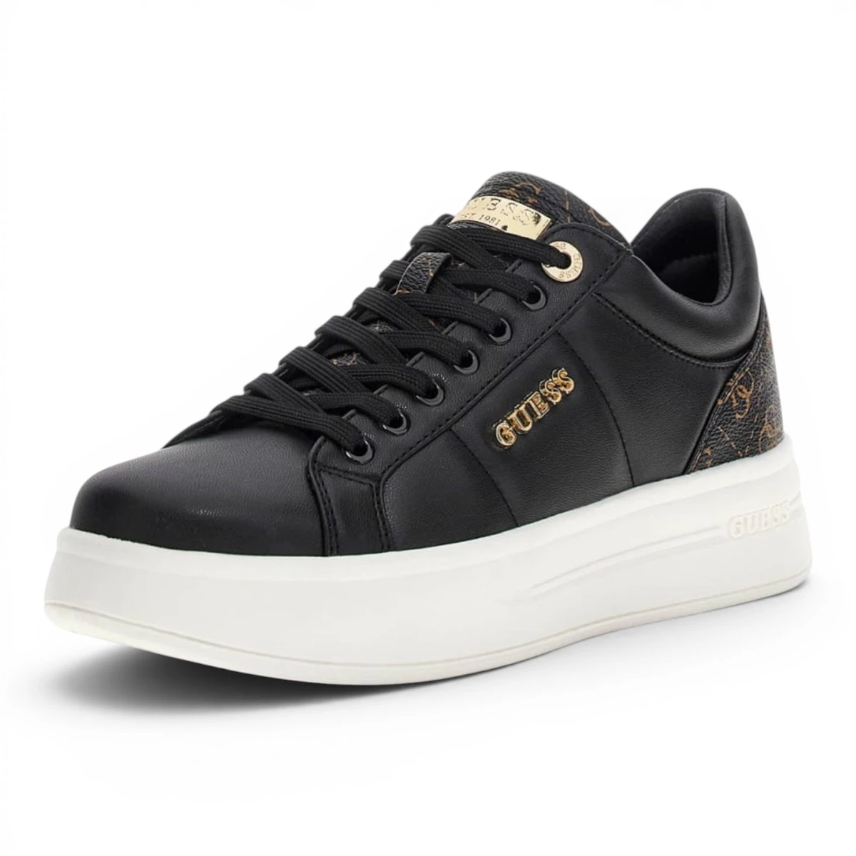 FLFWLLPEL12-BLKBR Guess ženska tenisica WELLI BLKBR