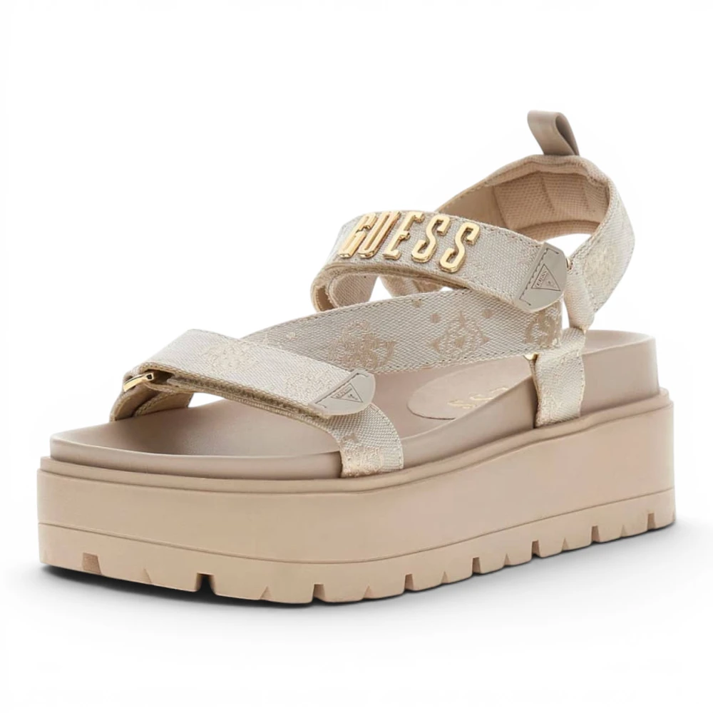 FLJFTTFAL03-CREAM Krem sandale Fetta – Guess