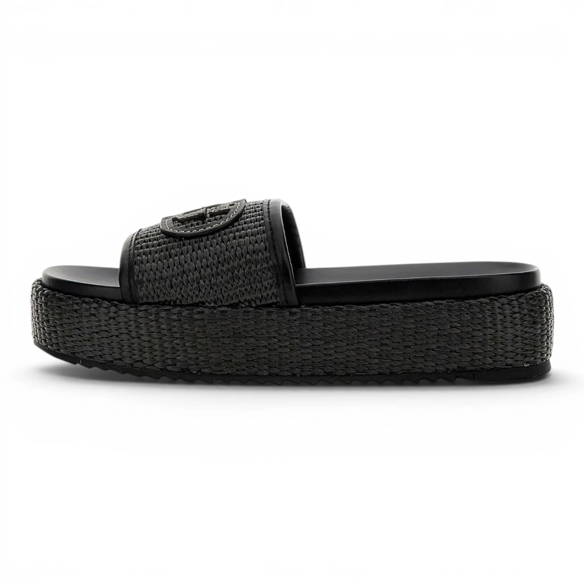 FLJLNYFAB19-BLACK Guess ženska natikača LONNEY black