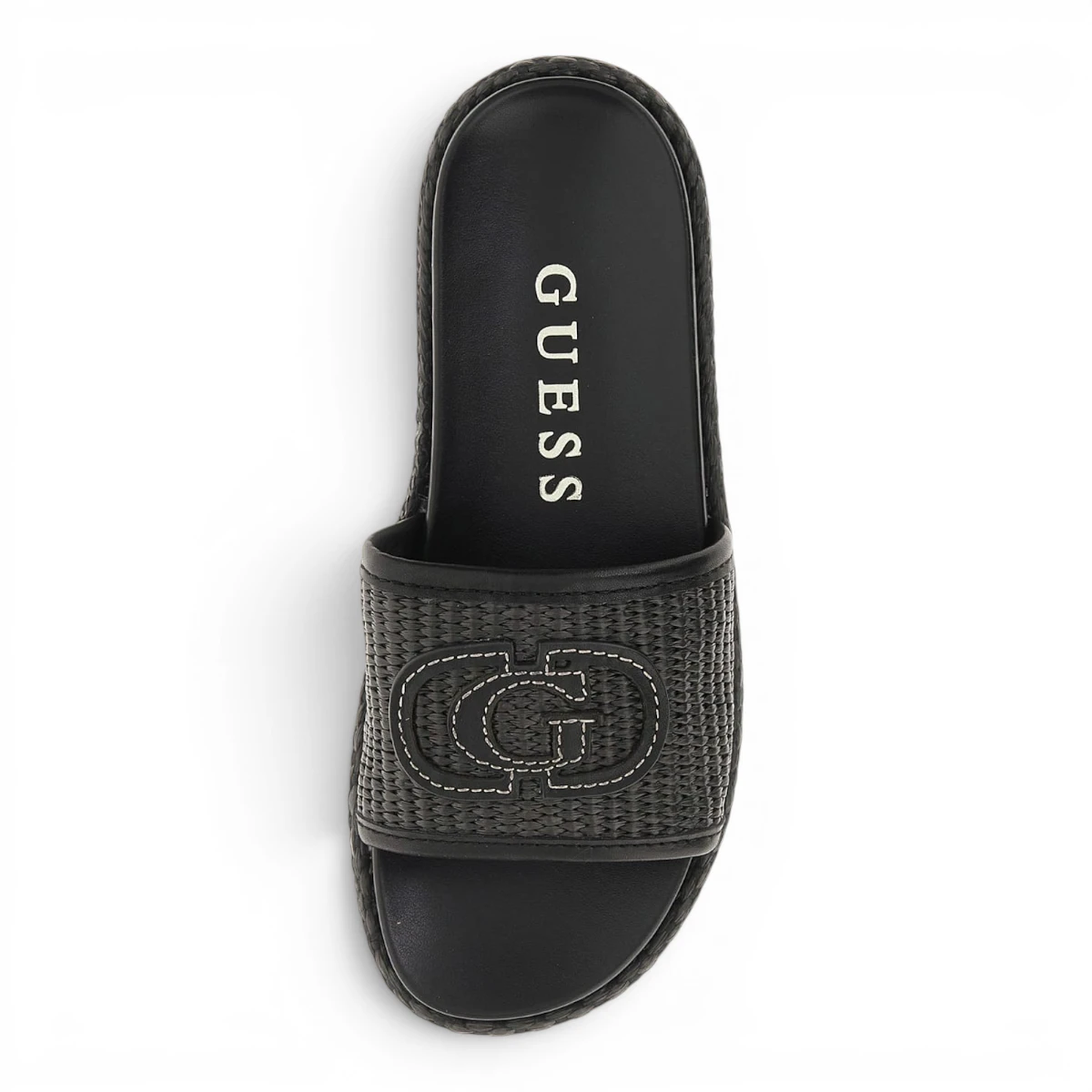 FLJLNYFAB19-BLACK Guess ženska natikača LONNEY black