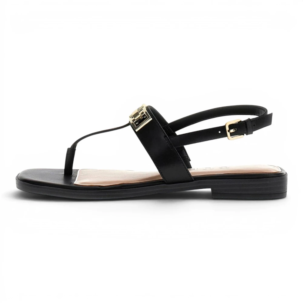 FLJRMYLEA03-BLACK Crne sandale Ramiry – Guess