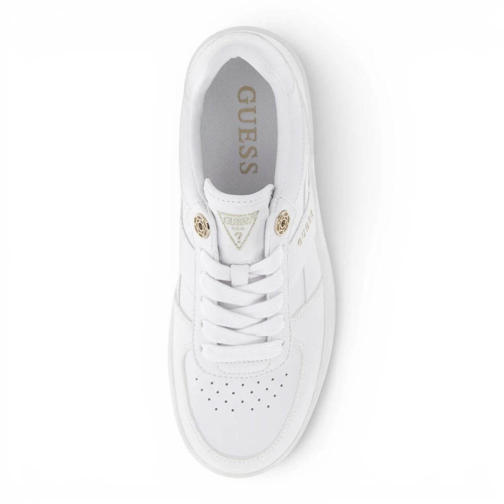 FLPNAMELE12-WHITE Guess Ženska Tenisica NAIMA White/Gold