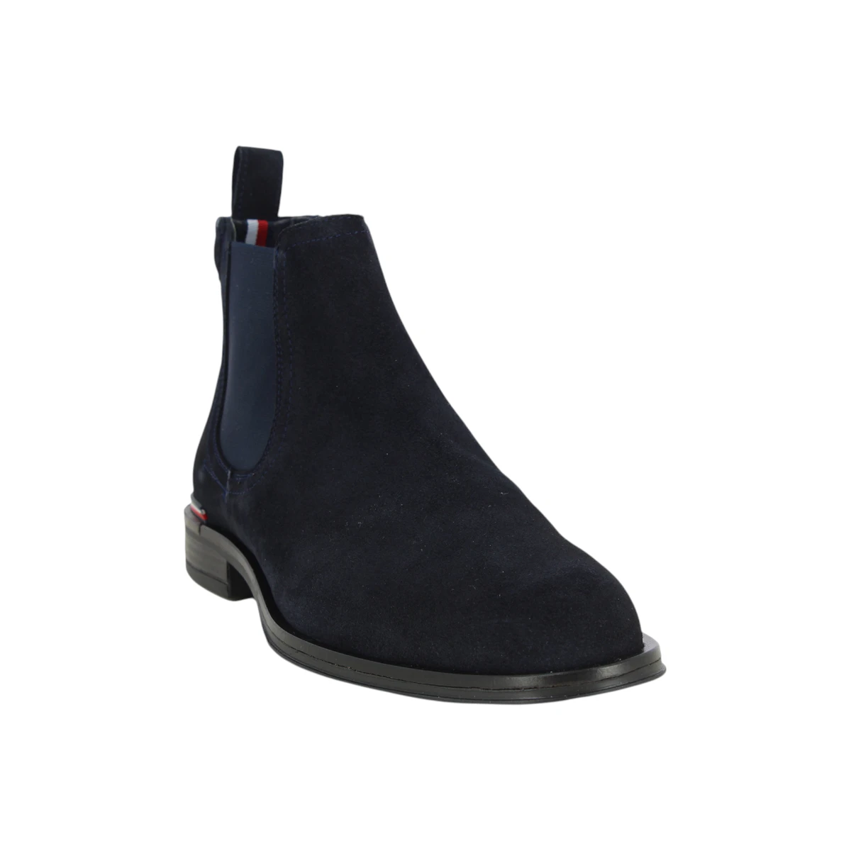 FM0FM04757-DW5 Tommy Hilfiger muške gležnjače Core RWB Suede Chelsea tamnoplave