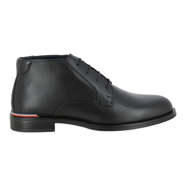 Tommy Hilfiger muške gležnjače Core RWB Leather Lace Boot FM0FM04804-BDS-Crna
