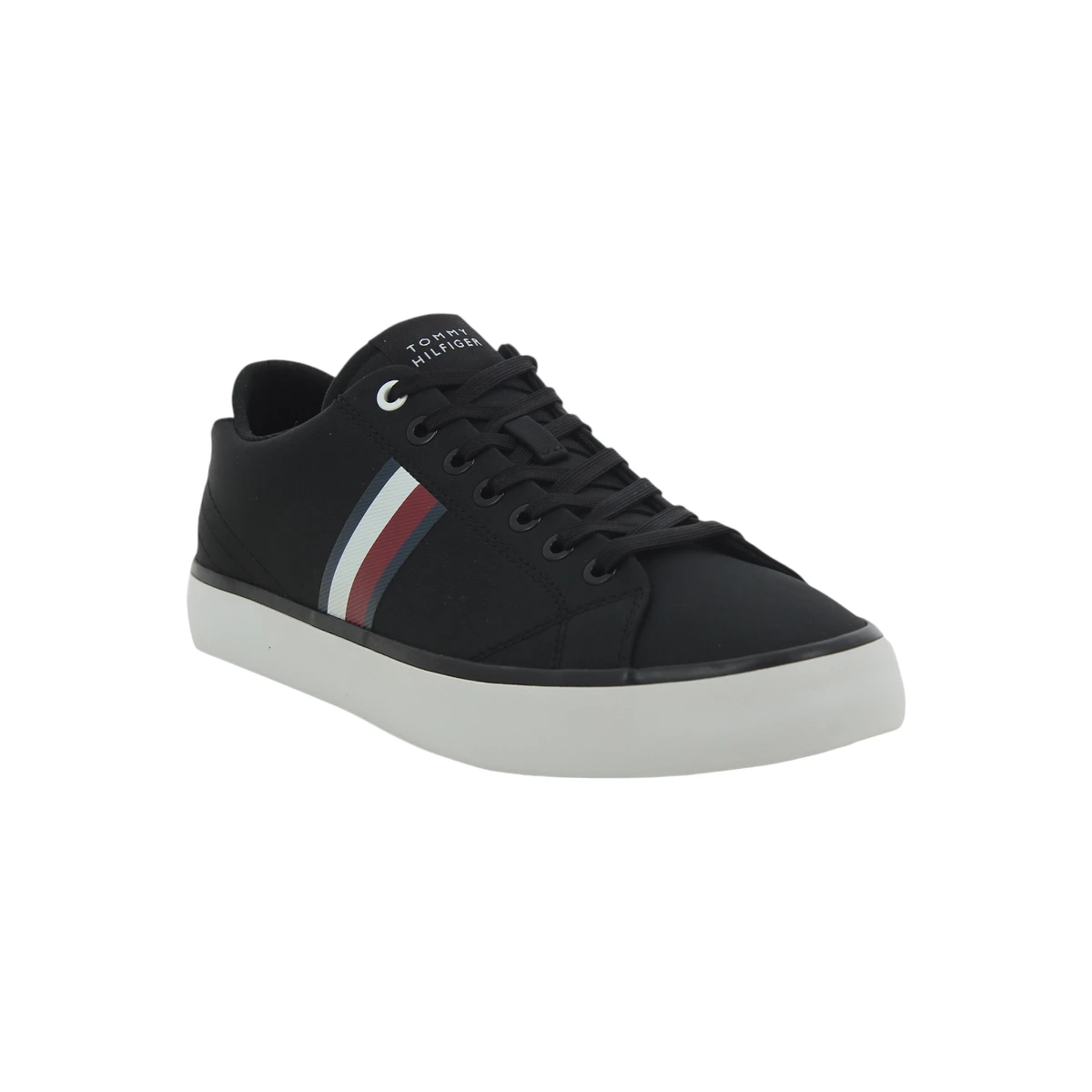 FM0FM04946-BDS Tommy Hilfiger muške tenisice TH Hi Vulc Low Mesh crne