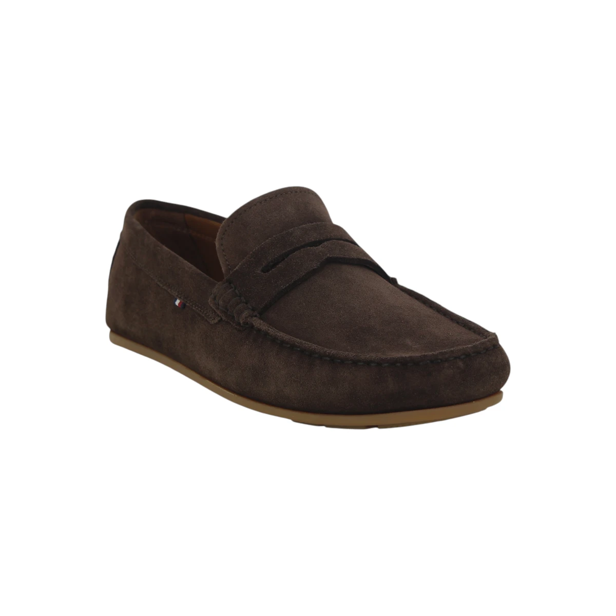 FM0FM04998-GT6 Tommy Hilfiger muške mokasinke Casual Suede Driver smeđe