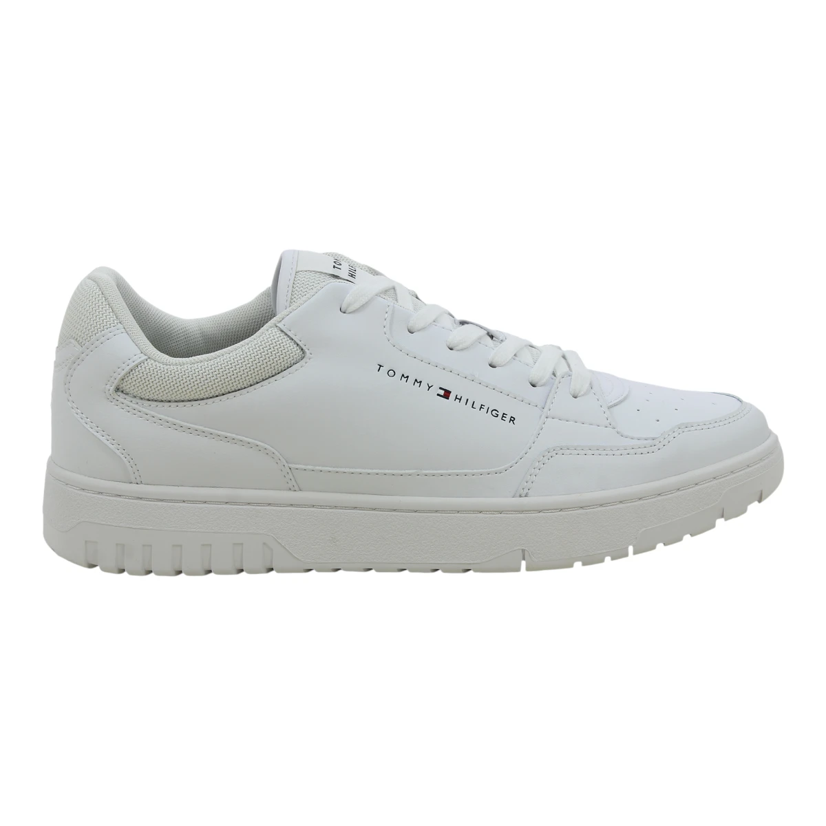 FM0FM05040-YBS Tommy Hilfiger muške kožne tenisice TH Basket Core bijele