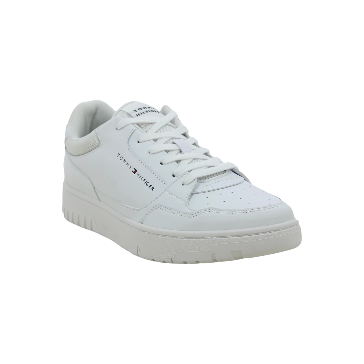 FM0FM05040-YBS Tommy Hilfiger muške kožne tenisice TH Basket Core bijele