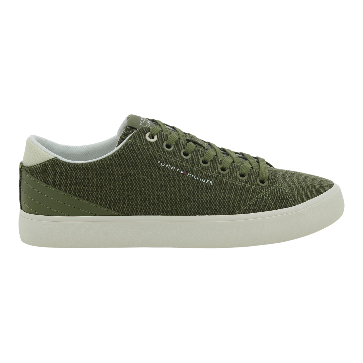 FM0FM05056-MSD Tommy Hilfiger muške platnene tenisice TH Hi Vulc Summer sive