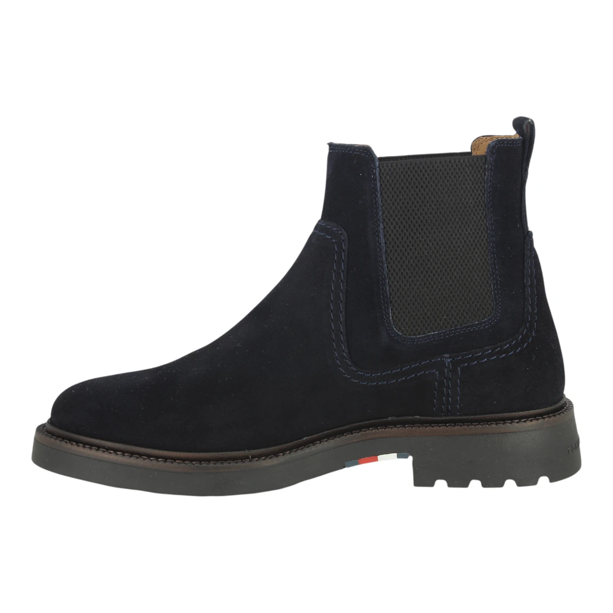 FM0FM05104-DW5 Tommy Hilfiger muške gležnjače Light Suede Chelsea tamnoplave