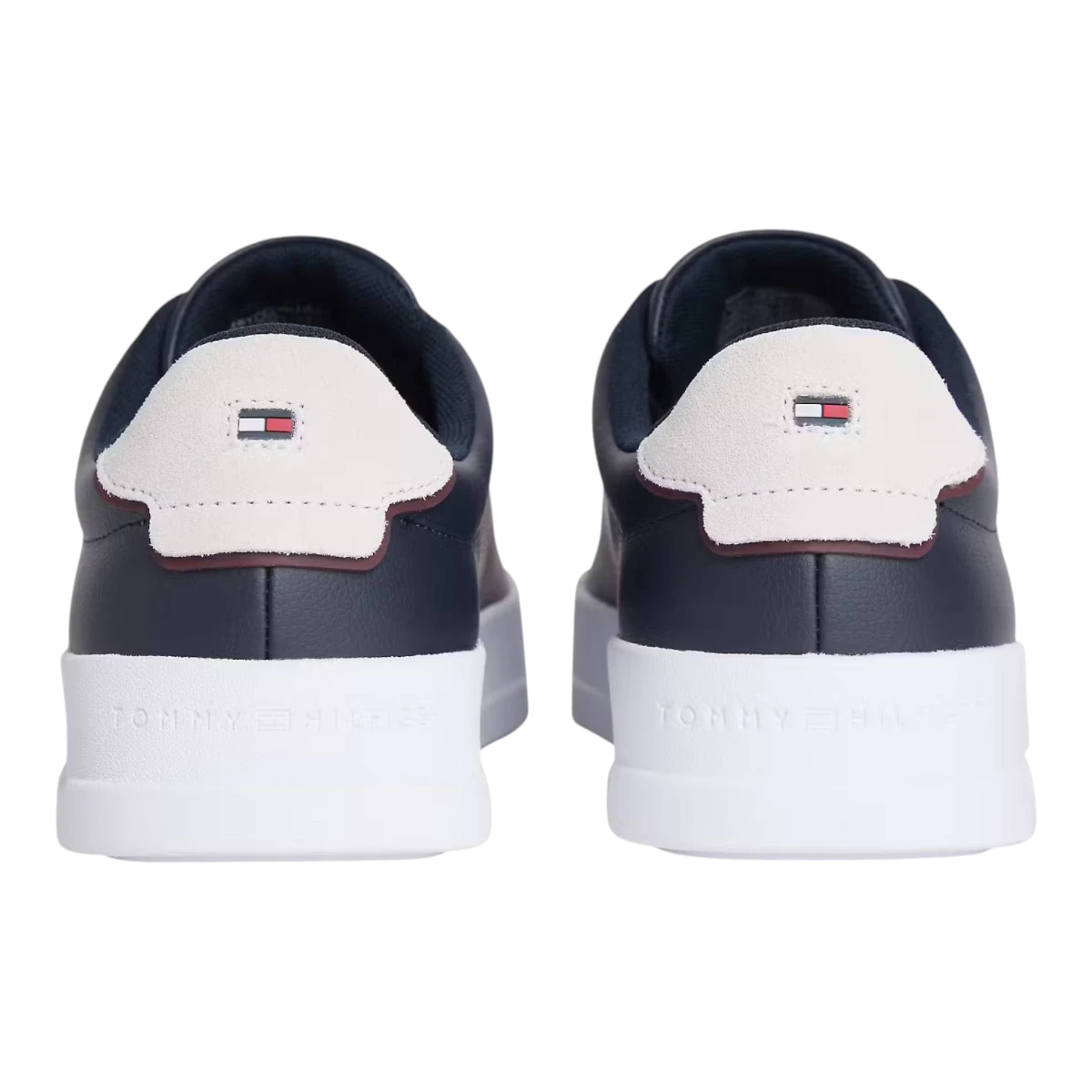 FM0FM05367-DW5 Tommy Hilfiger muške kožne tenisice TH Court Lth Detail tamnoplave