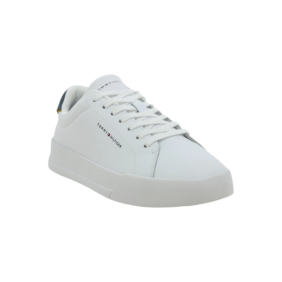 FM0FM05367-PN6 Tommy Hilfiger muške kožne tenisice TH Court Lth Detail zelene