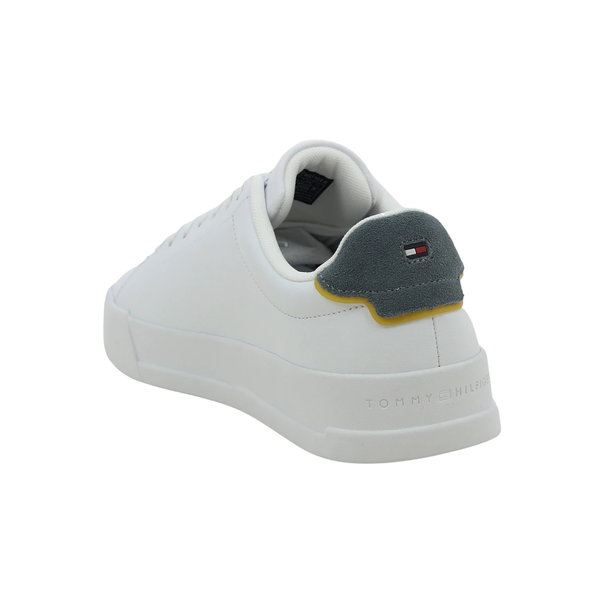 FM0FM05367-PN6 Tommy Hilfiger muške kožne tenisice TH Court Lth Detail zelene