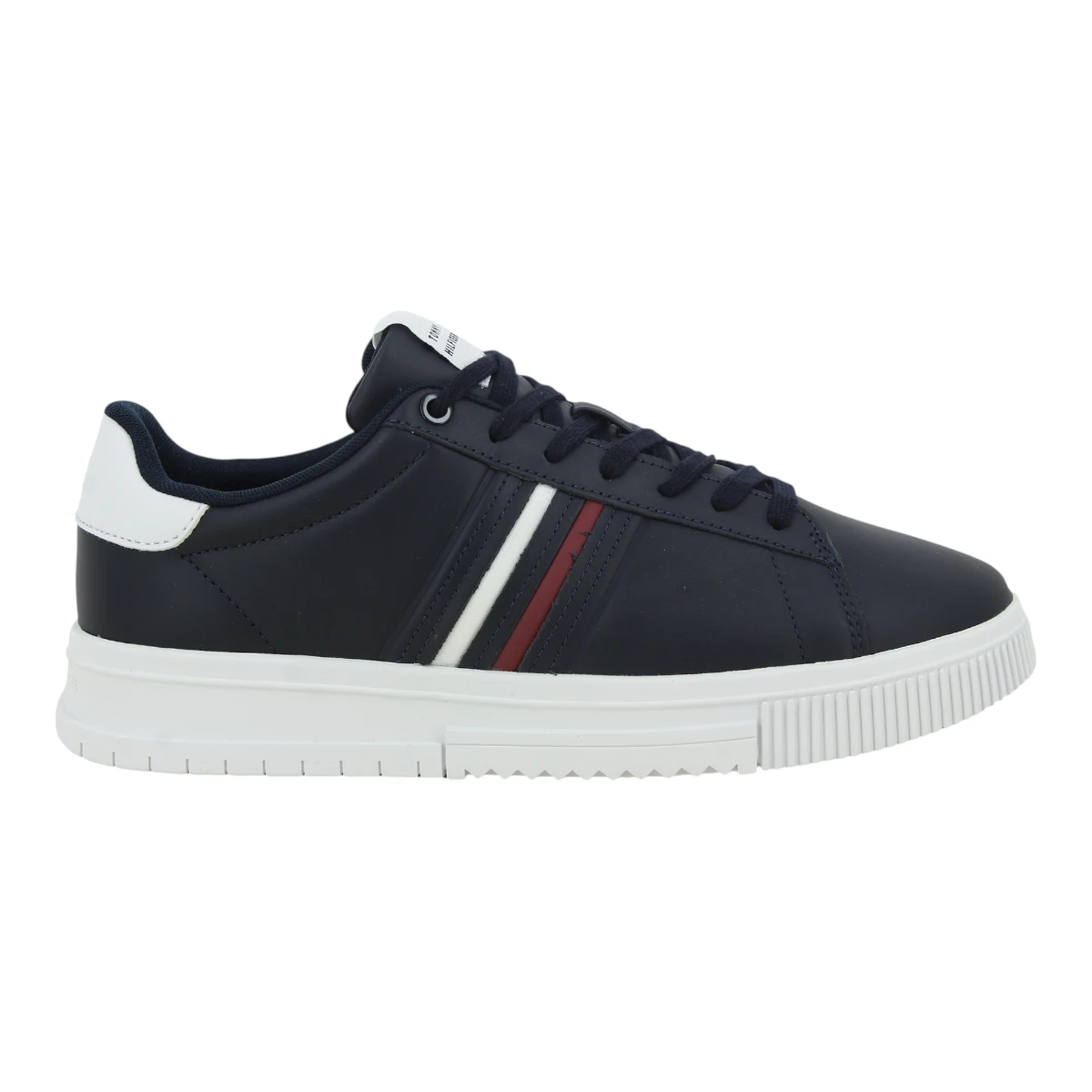 FM0FM05406-DW5 Tommy Hilfiger muške kožne tenisice Modern Cupsole Stripes tamnoplave