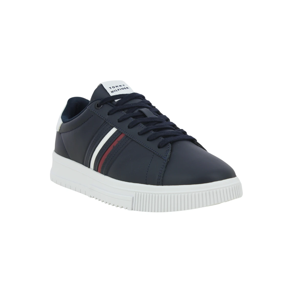 FM0FM05406-DW5 Tommy Hilfiger muške kožne tenisice Modern Cupsole Stripes tamnoplave