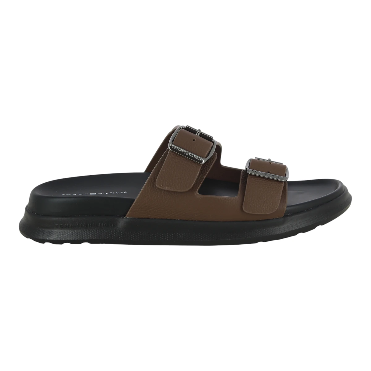 FM0FM05414-GV0 Tommy Hilfiger muške kožne sandale D Density Hilfiger smeđe